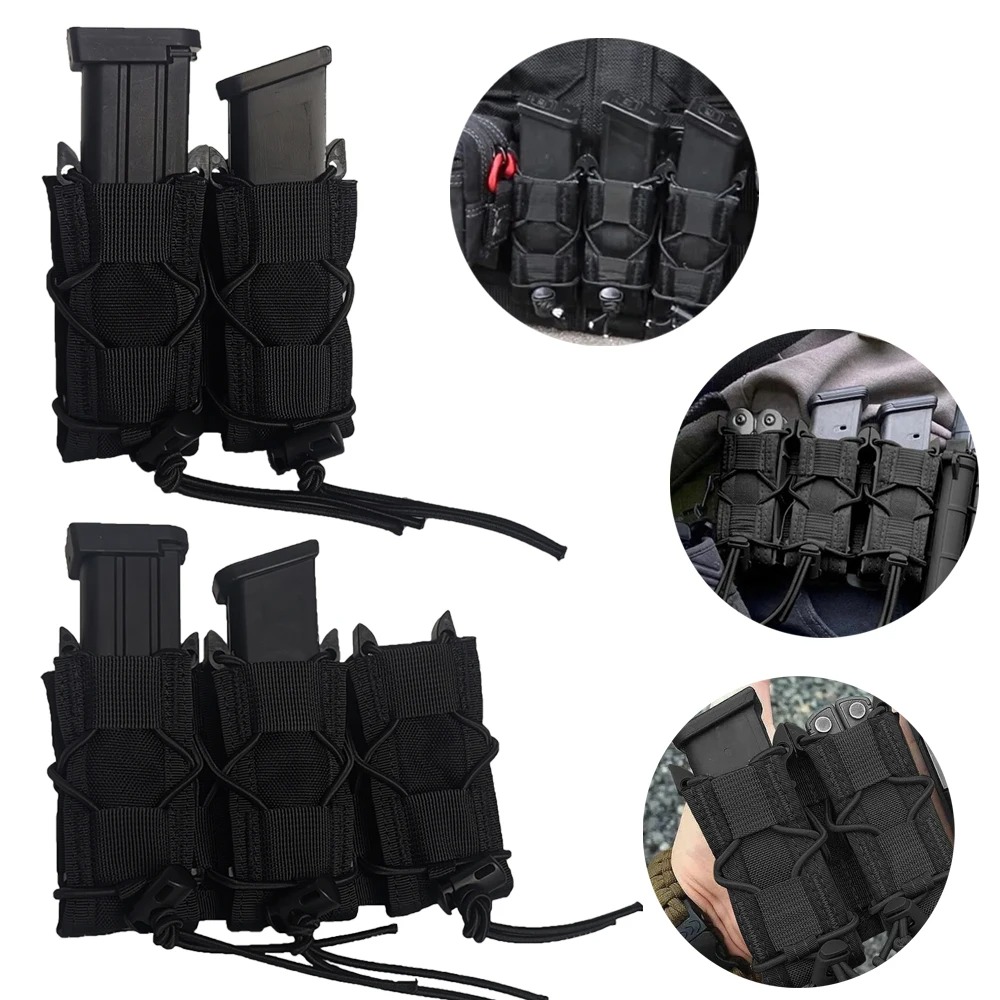 Edc Carry Kit - เหมาะสำหรับ9มม. กระเป๋านิตยสารปืนพกกระเป๋าคู่/สามนิตยสารซองปืน dudukan senter ล่าสัตว์ EDC