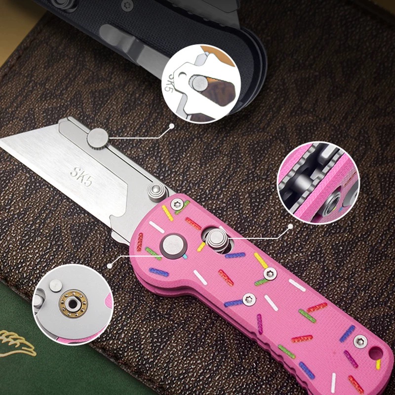 มีดพกอเนกประสงค์ BHBT G10 แบบพ - Edc Carry Knife บทวิจารณ์และราคา