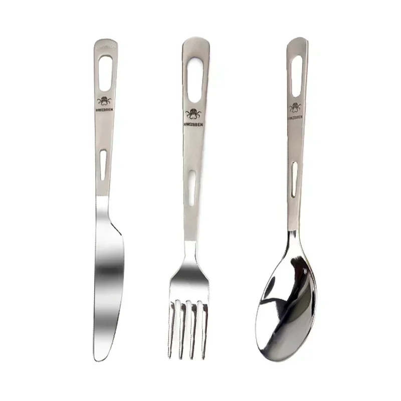 Hwzbben ชุดมีดส้อมช้อนไทเทเนีย - Edc Everyday Carry Knives บทวิจารณ์และราคา