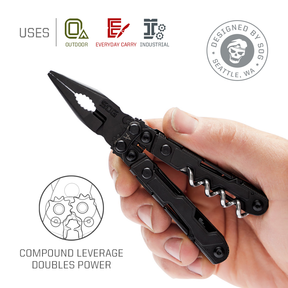SOG PowerLitre 19 ฟังก์ชัน เคร - Edc Carry Knife บทวิจารณ์และราคา