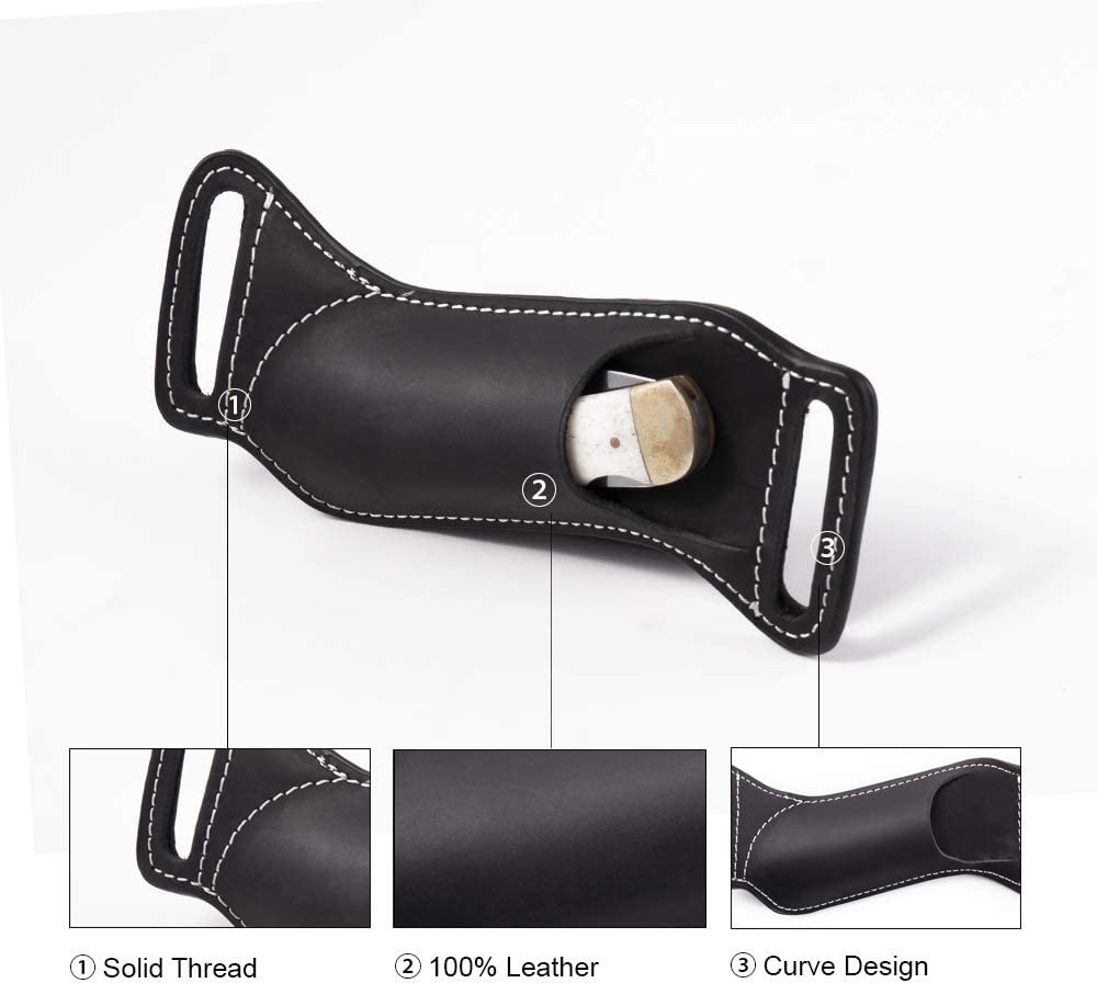 ซองมีด EDC หนังแท้ สำหรับพกพาแ - Edc Carry Knife บทวิจารณ์และราคา